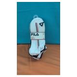 12 Pair FILA No Show Black and White Socks  size
