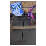 New Owl Wind Spinner 28" Tall