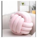 (New) Pink Square Knot Pillow