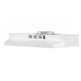 New 30" White Range Hood  Under Cabinet, 300CFM,