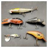 5 Vintage Fishing Lures