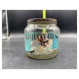 Kentucky club glass jar