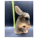 Royal Copley Deer doe and fawn vase