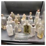 Lot of old Glass Bottles ( need Cleaned up)