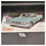 1960 Ford Original Showroom Brochure very nice