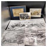 Old Black & white photos of Oil tanks & more