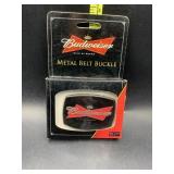 Budweiser metal belt buckle