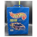 Hot wheels 48 car carry case and hot wheels