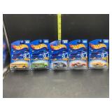 5 hot wheels new in package