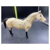 Breyer horse / white with black spots