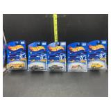 5 hot wheels new in package