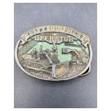 Heavy equipment operator belt buckle