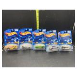 5 hot wheels new in package