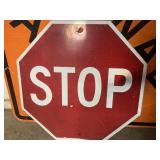 Stop sign - metal - 30x30 inches
