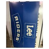 Lee & Riders cardboard like signs-doubles