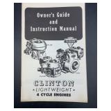 Clinton lightweight 4 cycle engines owners guide