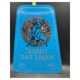 Schlitz malt liquor sign - 14x17 inches