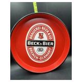 Becks brier metal tray - 13 inches