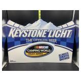Keystone light nascar truck series metal sign
