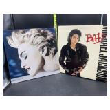 Madonna & Michael Jackson vinyl record albums