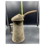 Vintage aluminum oil can