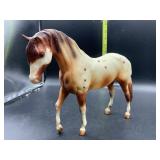 Breyer horse - brown and white spotted