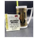 Okawville, IL rain gauge and mug