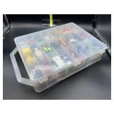 Double sided hot wheels case with hot wheels