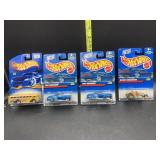 4 hot wheels new in package