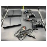 2 ps2 Slim with two controllers and 1 hookup- no