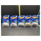 5 hot wheels new in package