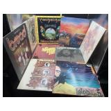 9 vinyl record albums