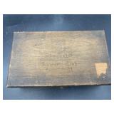 Sangamo club Springfield, IL wooden cigar box -