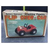 Flip over car- climbing tumble- battery operated