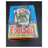 Vintage Topps football cards in original packages
