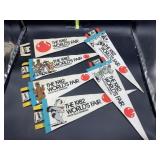 6 1982 worlds fair pennants Knoxville, tennessee