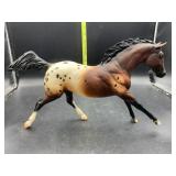 Breyer horse - brown, white, black