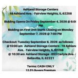 Ashland Storage Payment/Pickup