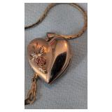 (3) Heart Lockets & Chains