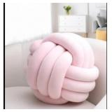 (New) Pink Square Knot Pillow