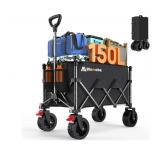 Blomoba Collapsible Wagon Cart, 150L Foldable