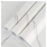 New  Extra Wide Marble Granite Peel and Stick