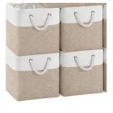 4 New 11x11 Inch Cube Storage Bins,  Collapsible