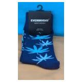(New) Everbright Mens size 10-13 WEED SOCKS