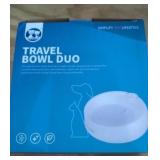 (New) Pet Travel Bowl Duo