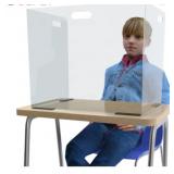 New 4 Panel. Folding Desk Barrier Germ Shield