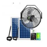 New Solar Powered Fan for Outside Wall Mount with