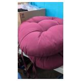 2 Chair Cushions 20" x 20" x 5". With Tie Straps