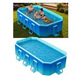 Foldable Pool, Non-Inflatable Swimming Pool, 116"