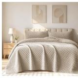 Velvet Quilt King Size Bedding Set 98x106